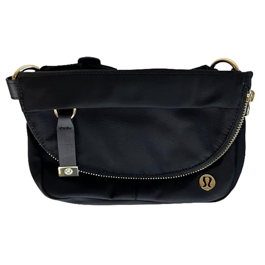 Lululemon All Night Festival Bag Micro (Black/Gold)