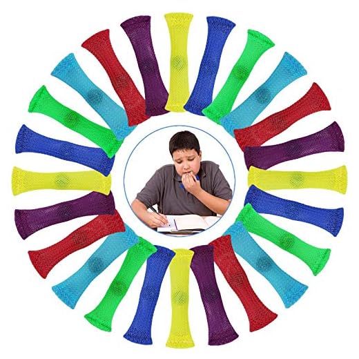 Kulannder 24 Pièces de Jouets Fidget, Soulager Le Stress pour Les Enfants, Jouet de décompression en marbre pour Améliorer la Concentration des Patients autistes