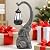 IVCOOLE 15" Outdoor Sculpture Figurine Statue Elephant Home Decorations Solar Garden Statues for Patio Home Yard Decor Good Luck Garden Elephant Gifts for Woman, Mom Family