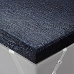 Extra Firm Mattress Topper Queen Size, 3 Inch High Density Cooling Memory Foam Mattress Topper for Back Pain Relief, Bamboo Charcoal Gel Infused Bed Topper with Washable Cover, Certipur-Us Certified