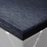 Extra Firm Mattress Topper Full Size, 4 Inch High Density Cooling Memory Foam Mattress Topper for Back Pain Relief, Bamboo Charcoal Gel Infused Bed Topper with Washable Cover, Certipur-Us Certified