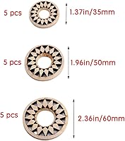 Vista 5 de 15 soportes de bola de cristal de madera, soporte de exhibición de esfera de madera, soportes de esfera de madera para decoración del hogar, piedras