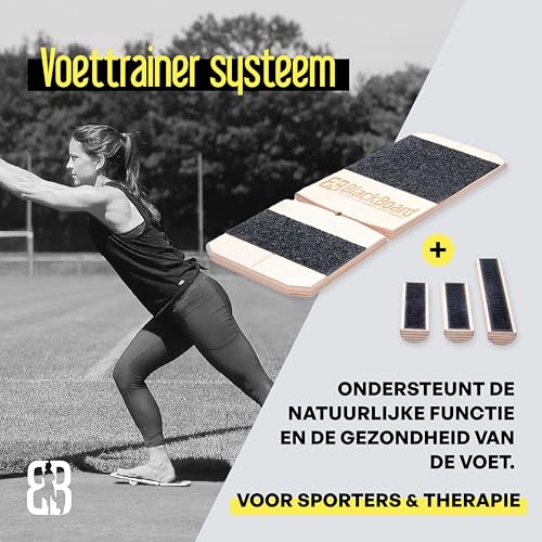 BlackBoard Voettrainer incl. workshop en trainingscentrum, effectieve voetversterking en stabiliteit, balans- en evenwichtstrainer voor coördinatie - Afbeelding 3