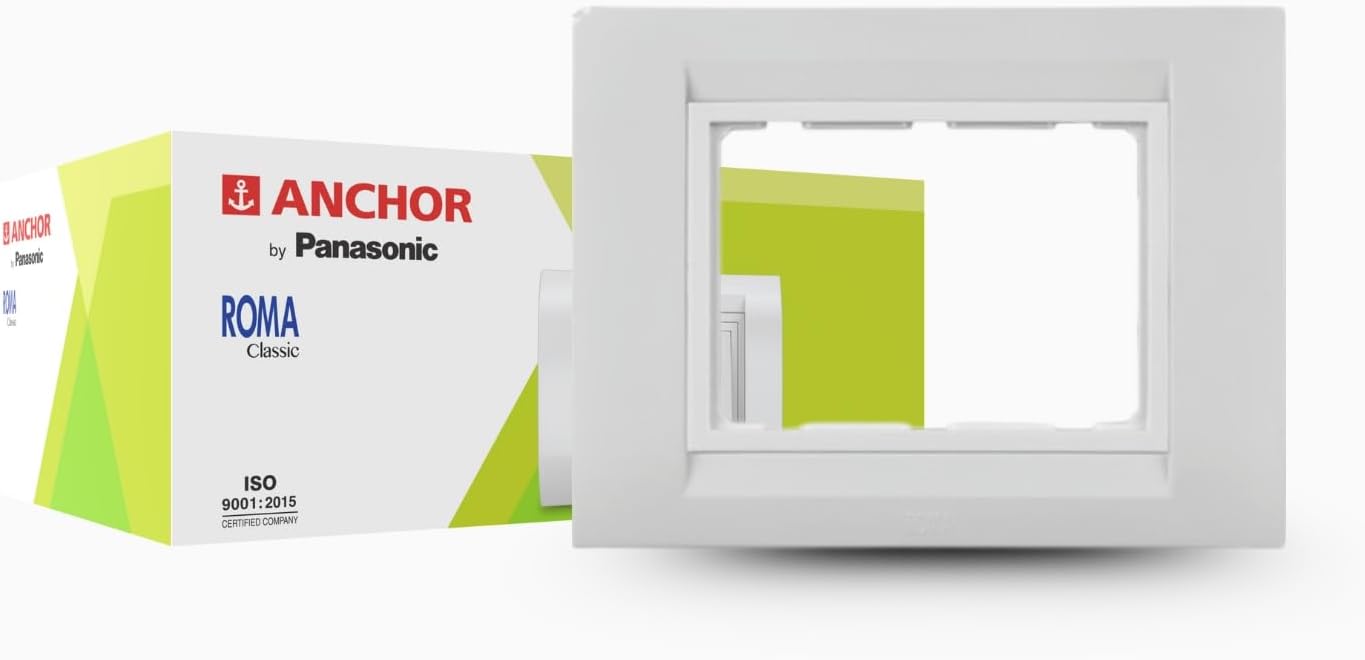 Anchor Roma Tresa Plates with Base Frame 30271WH (Pack of 1)