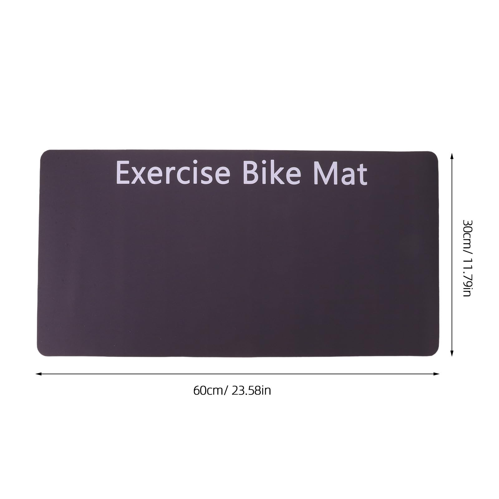 Alfombrilla para máquina de Ejercicio (2 Unidades) - Almohadilla de Goma amortiguadora para Cinta de Correr - Alfombrilla de 60 x 30 cm (23,6 x 11,8 Pulgadas) para Reducir el Ruido y Las