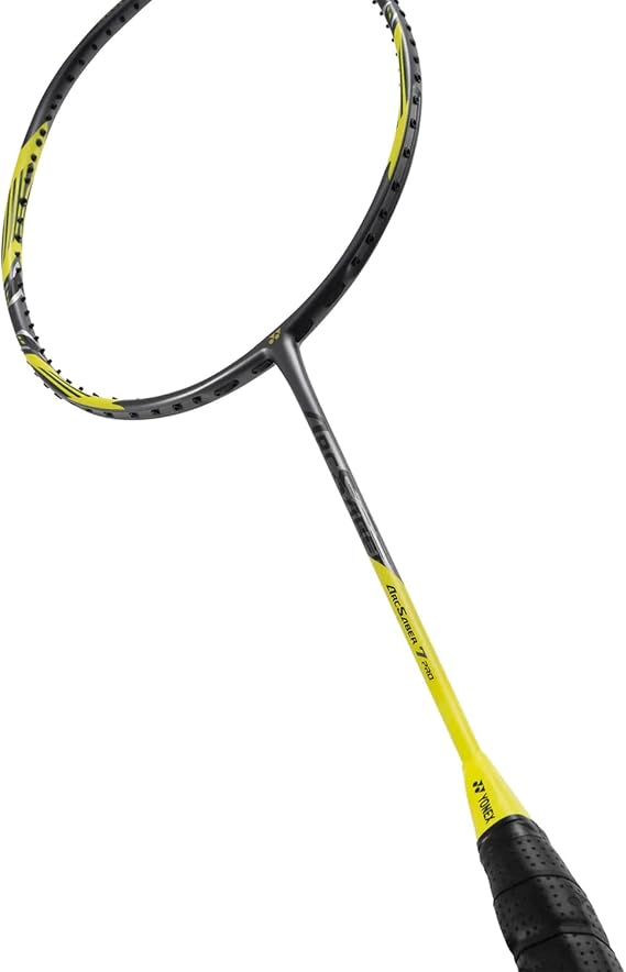 Yonex Arcsaber 7 Pro Unstrung Badminton Racquet - Grey/Yellow (4UG5), Graphite