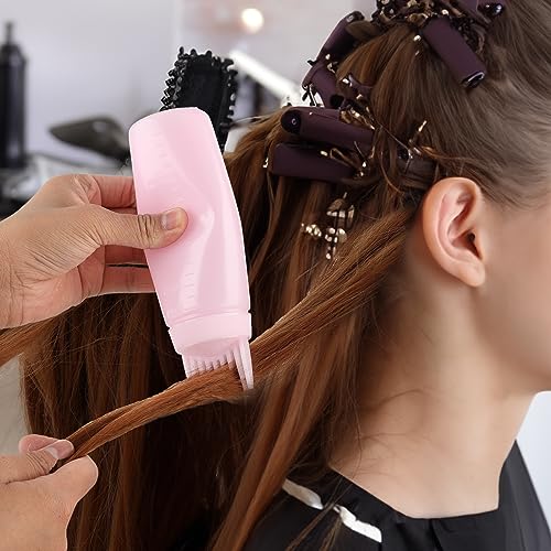 Flacone applicatore a pettine per capelli, flacone...