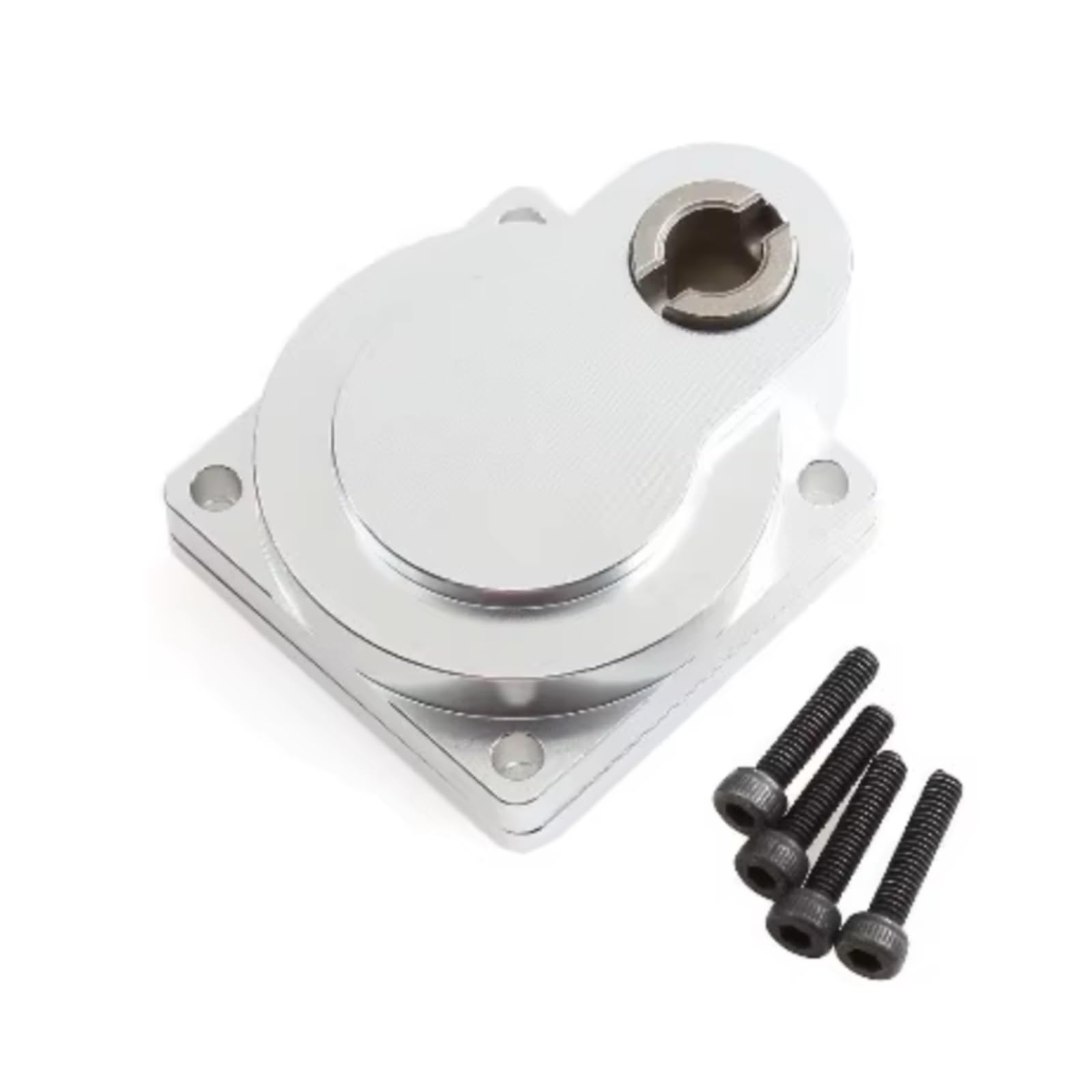 RC Maquetas Repuestos Para HSP Para Zhongyang SH GO FC 16 Motor 18 Clases 11011 Arrancador Eléctrico Con Cubierta Trasera Metal Accesorios Actualización Coche RC(Silver)