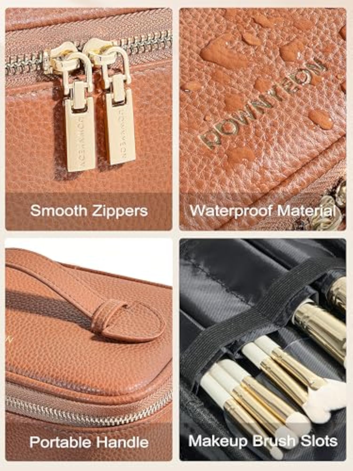 ROWNYEON Portable Makeup Train Case