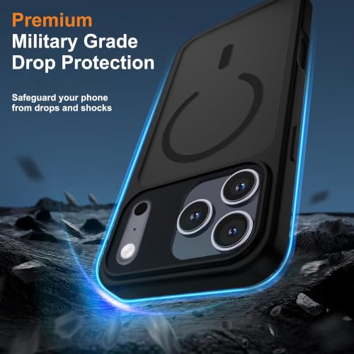 Image of AIBEX Back Cover Case for Apple iPhone 14 Pro Max MagSafe Compatible | Slim Case with Wireless Charging Support | Anti-Scratch, Anti-Fingerprint & Lightweight Military-Grade Protective Cover - Purple