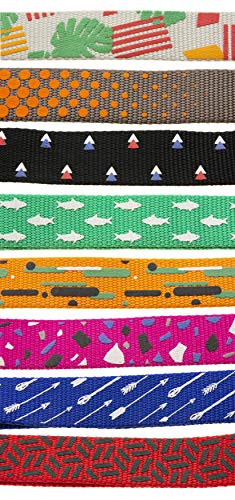 Karlie Art Sportiv Plus Halsband verstellbar mit gedrucktem Motiv Mix and Match L: 40 - 55 cm B: 20 mm Triangle