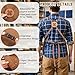 SynHHergyx Woodworking Apron for Men, Shop Apron with 9 Tool Pockets 20 oz Canvas Work Apron Heavy Duty Wood Working Apron for Woodworkers Carpenters Blacksmiths