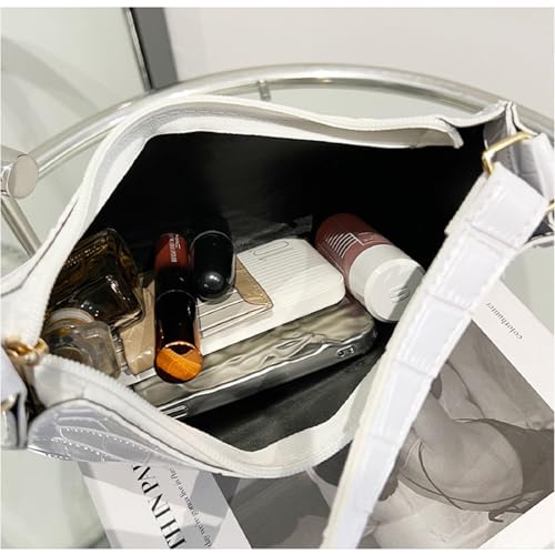 Small Shoulder Handbag for Women with Zipper, Leather Ladies' Shoulder Bag Fashionable Small Handbag3