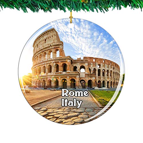 Weekino Italy Colosseum Rome .png Christmas Ornament City Travel Souvenir Collection Double Sided Porcelain 2.85 Inch Hanging Tree Decoration Weekino Italy Colosseum Rome .png Christmas Ornament City Travel Souvenir Collection Double Sided Porcelain 2.85 Inch Hanging Tree Decoration
