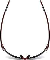 Vista 148 de JULI - Lentes de sol deportivos para hombres y mujeres, marco sin montura Tr90 para correr, pesca, golf, surf, conducción, MJ8009