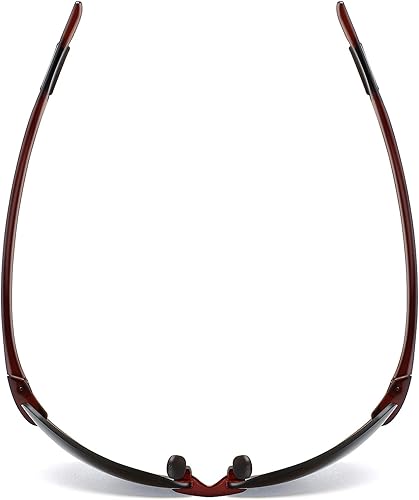 Miniatura 148 de JULI - Lentes de sol deportivos para hombres y mujeres, marco sin montura Tr90 para correr, pesca, golf, surf, conducción, MJ8009