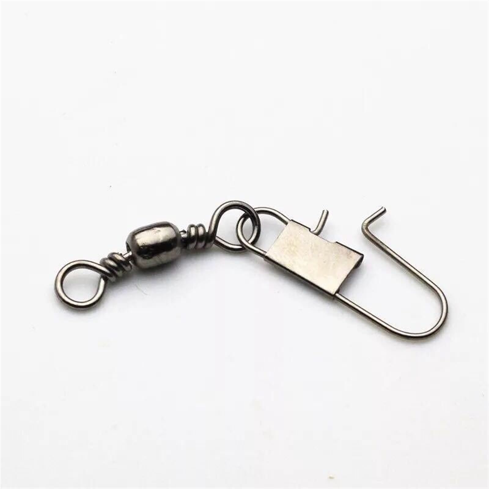 HARAY Angelhaken 4 Größe 100 Teile/Paket Angeln Stecker Pin Lager Rollwirbel Snap Fastlock Clips Angelhaken Angelgerät Zubehör Angelzange