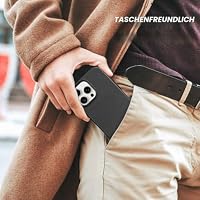 SHIELDON Lederhülle für iPhone 16 Pro Max 6,9" 5G 2024, Schwarz – Ansicht 8