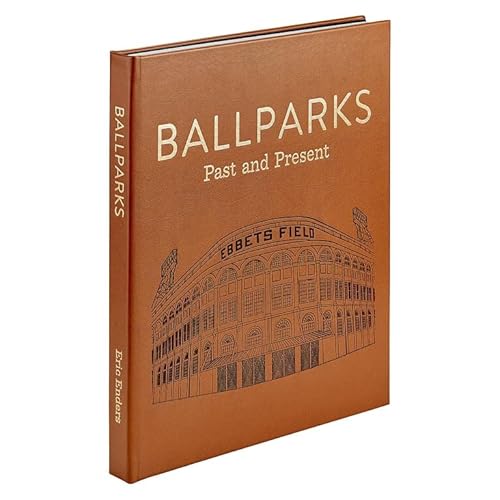 Graphic Image Ballparks Past and Present - Leather Bound Book