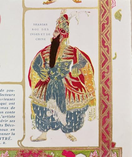 Tableau sur toile vintage pour salon et chambre Leon Bakst art