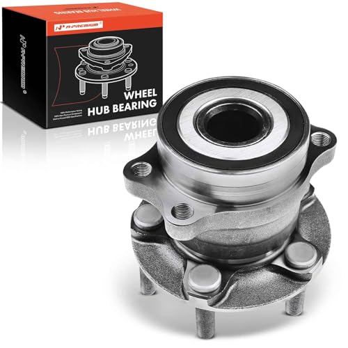 A-Premium Rear Wheel Bearing and Hub Assembly with 5-Lug Compatible with Subaru Forester...