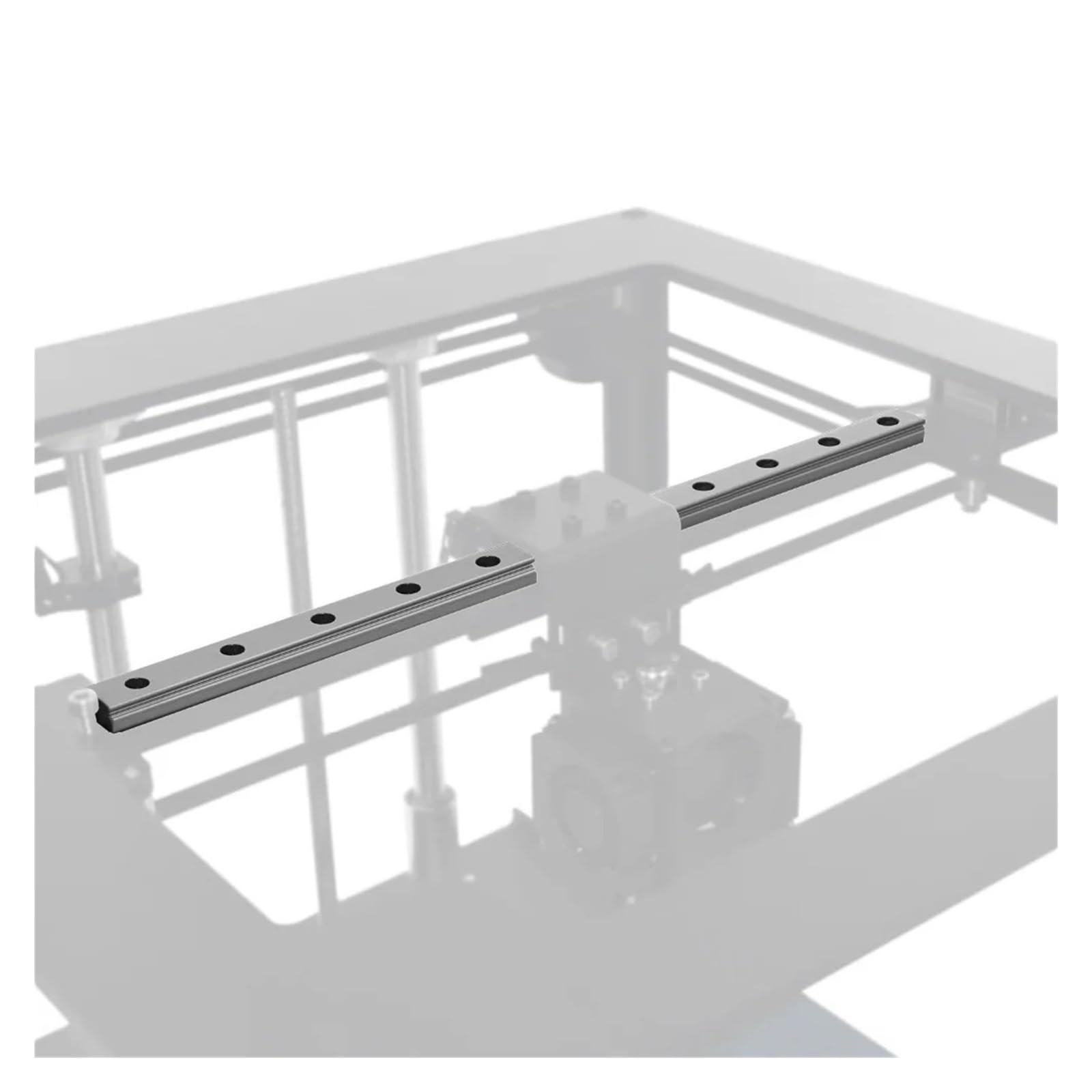 Glissières de guidage de mouvement linéaire MGN12 400 450 500 mm Glissière linéaire miniature 1 pièce MGN12C Guide + chariot (450 mm with block)