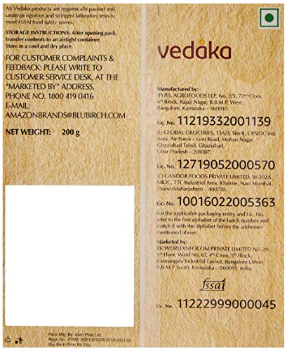 Image of Amazon Brand - Vedaka Premium Dry Fruit Combo | 400 Gram | 200 Gram Each - Almonds & Raisins (Pack of 2)