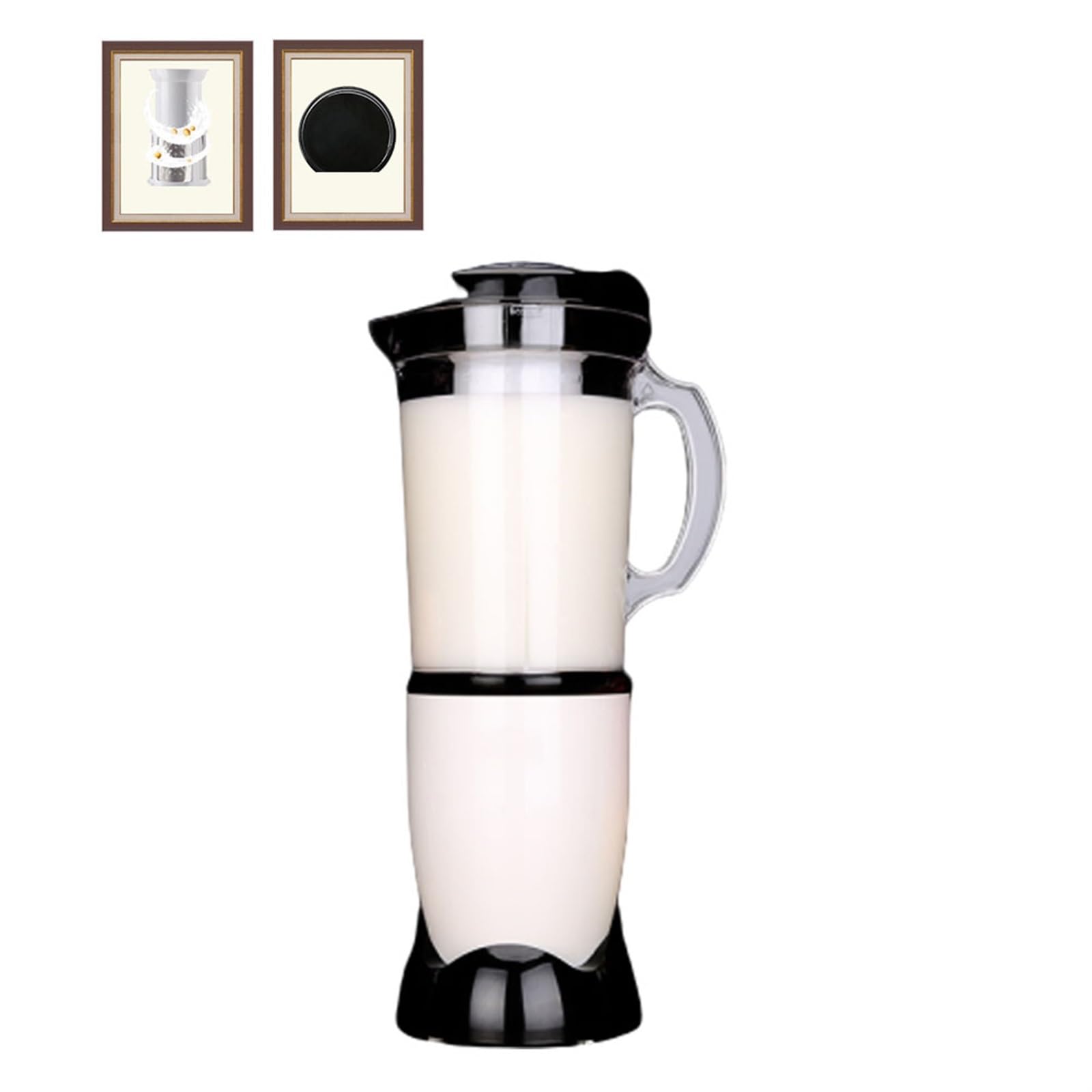 Licuadora De Batidos Smoothie Maker Procesador De Alimentos Triturador Hielo Picadora Con Cuchillas De Acero Inoxidable Licuadora De Alta Velocidad Para Triturar Hielo Smoothies Batidos De Proteínas (