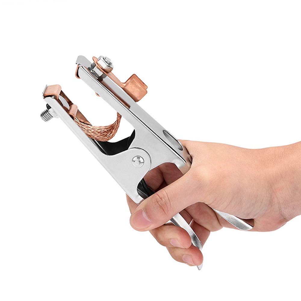 Vogueing Tool 800A Ground Clamp Electroplated Ground Clamp Copper Welding Earth Clip For Manual Welder