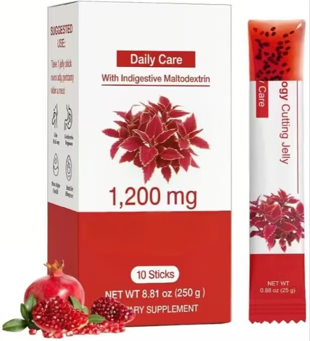 Coleology Cutting Jelly - 1200 Mg Ácido Hialurónico, Piel Brillante, Soporte Para La Digestión Y Cuidado Diario, 8.81 Oz ,1 PCS