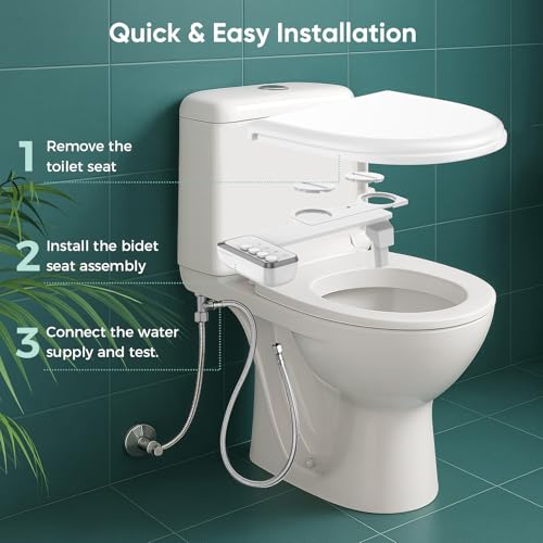 85% Off POCALAND Bidet Attachment with Dual Nozzle Wash