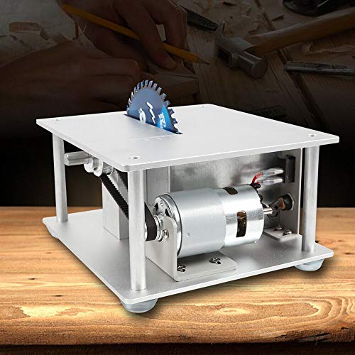 Electric Mini Table Saw Precision Table Saws DIY Woodworking Bench Saw Cutting Machine Low Noise 5000RPM (A)