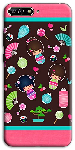 Mixroom – Carcasa de TPU Silicona Blanda para Huawei Y6 2018 M583 Bimbe Sushi