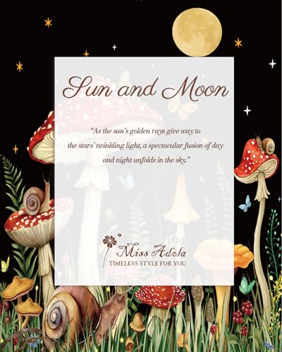 Phone Purse Crossbody Bags for Women - Leather Small Cell Phone Wallet RFID Blocking with Card Slots & Adjustable Strap Cute Designer Aesthetic Cross Body Bags, Moon Mushroom2