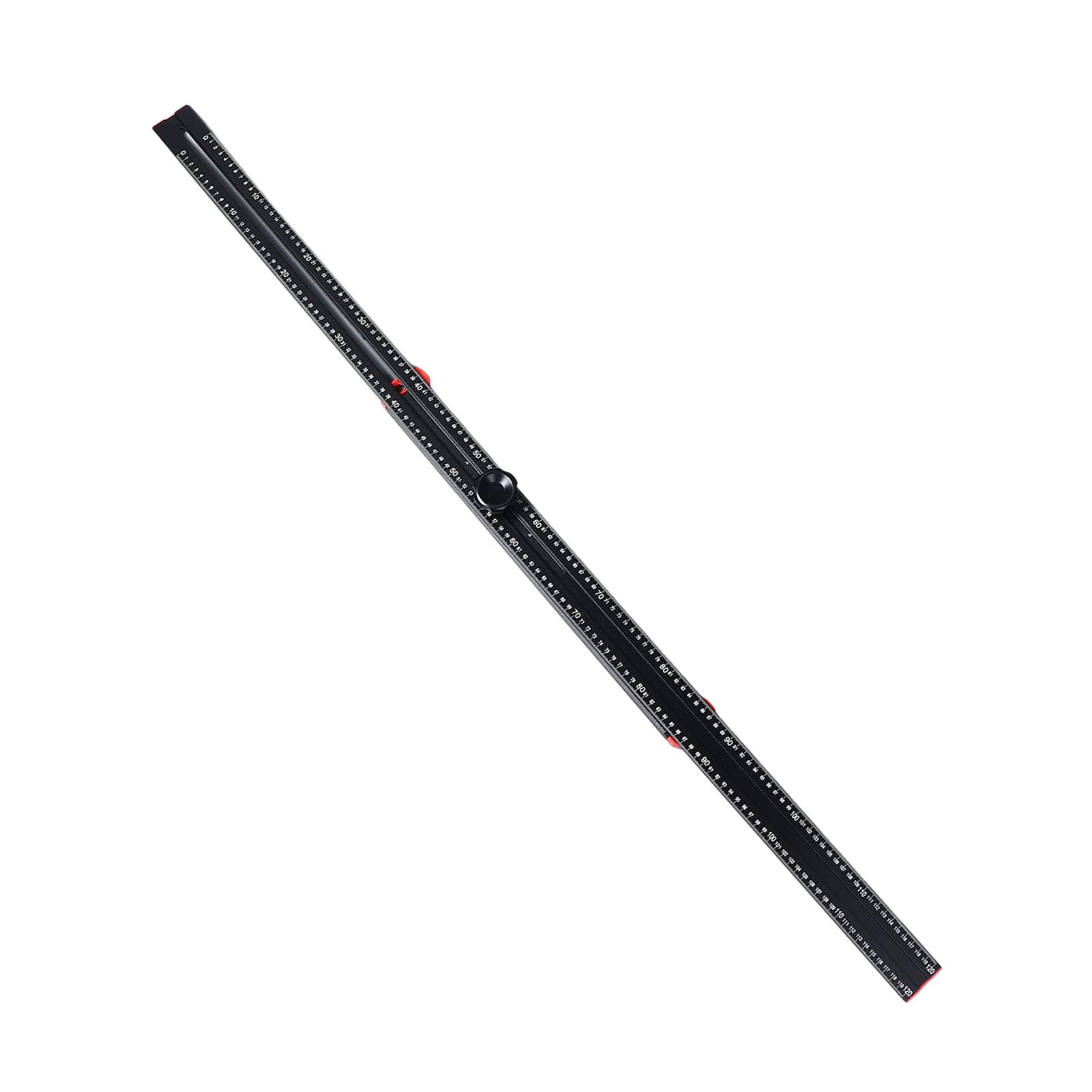 Walfront Righello Quadrato Multifunzione Righello Angolare Combinato Strumento di Misurazione Regolabile in Lega di Alluminio 1200 Mm con Design a T per Progetti di Lavorazione del Legno