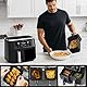 CNMTCCO Airfryer Silikonform 2 Stück Airfryer Zubehör für Ninja Foodi Max Dual Zone AF300EU AF400EU 9.5L, Airfryer Silikonform Silikoneinsatz für SL400EU Double Stack XL Heißluftfritteuse