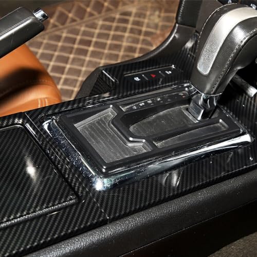 Tapas portavasos consola central carbono Ford Mustang miniatura 6