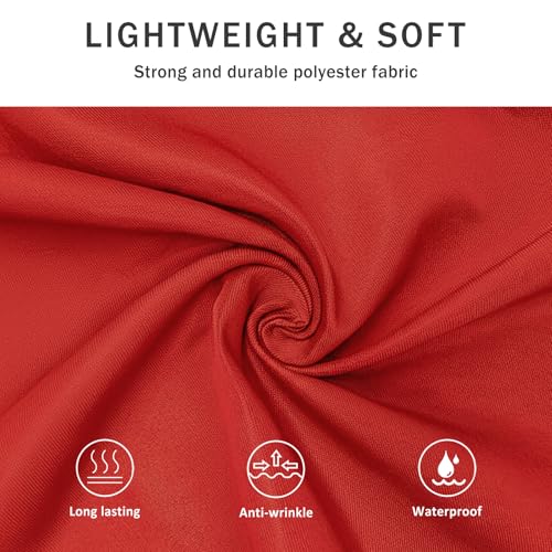 Image of BOHARERS Kitchen Cooking Apron Unisex Adjustable chef apron with 3 pockets, 1 Pack Red