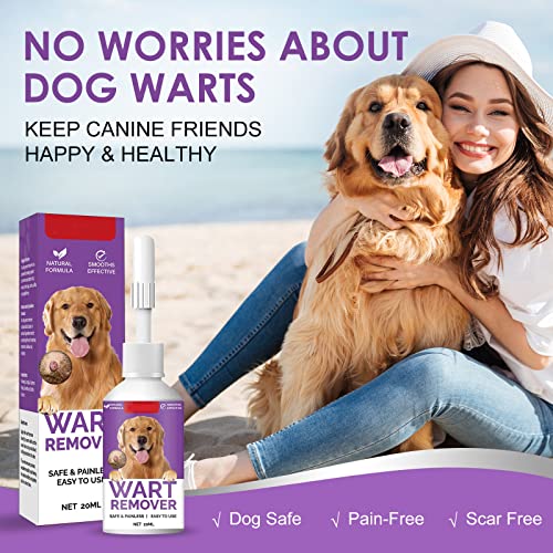 Vifycim Dog Skin Tag Remover, Natural Dog Wart Remover, Painless Dog Warts Removal Treatment Skin Tag & Wart Remover For Dogs | 20Ml, Purple, 0.67 Fl Oz (Pack Of 1) (Dwr-B-01) #TOP6