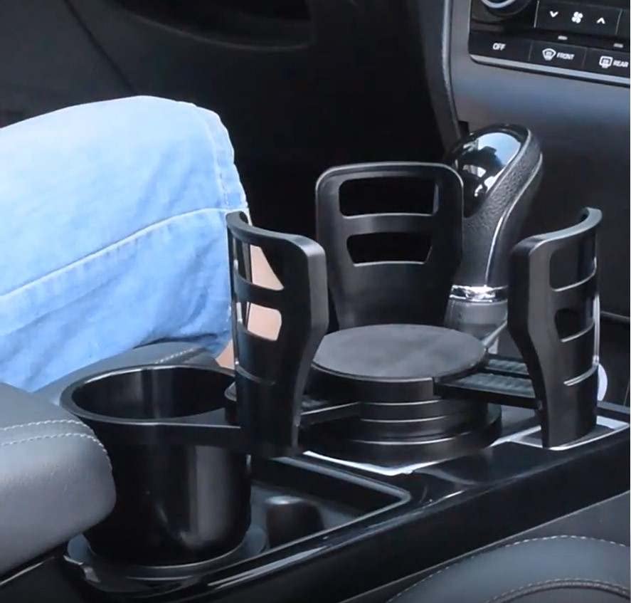 Extensor de portavasos 2 en 1 para carro miniatura 7