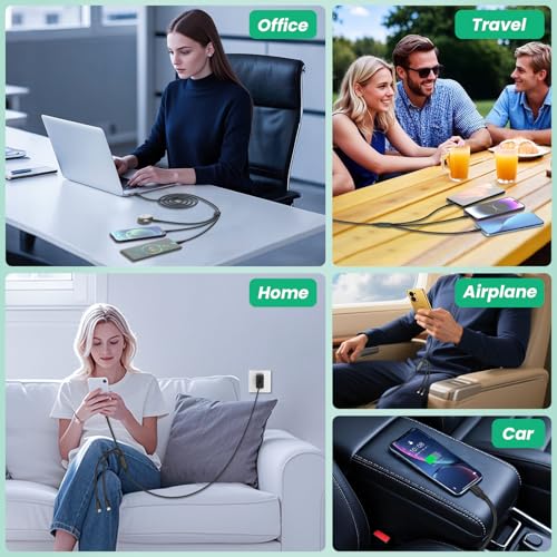 Save 50% on 2-Pack USB-C 3-in-1 Charging Cables for Travel - Image 6