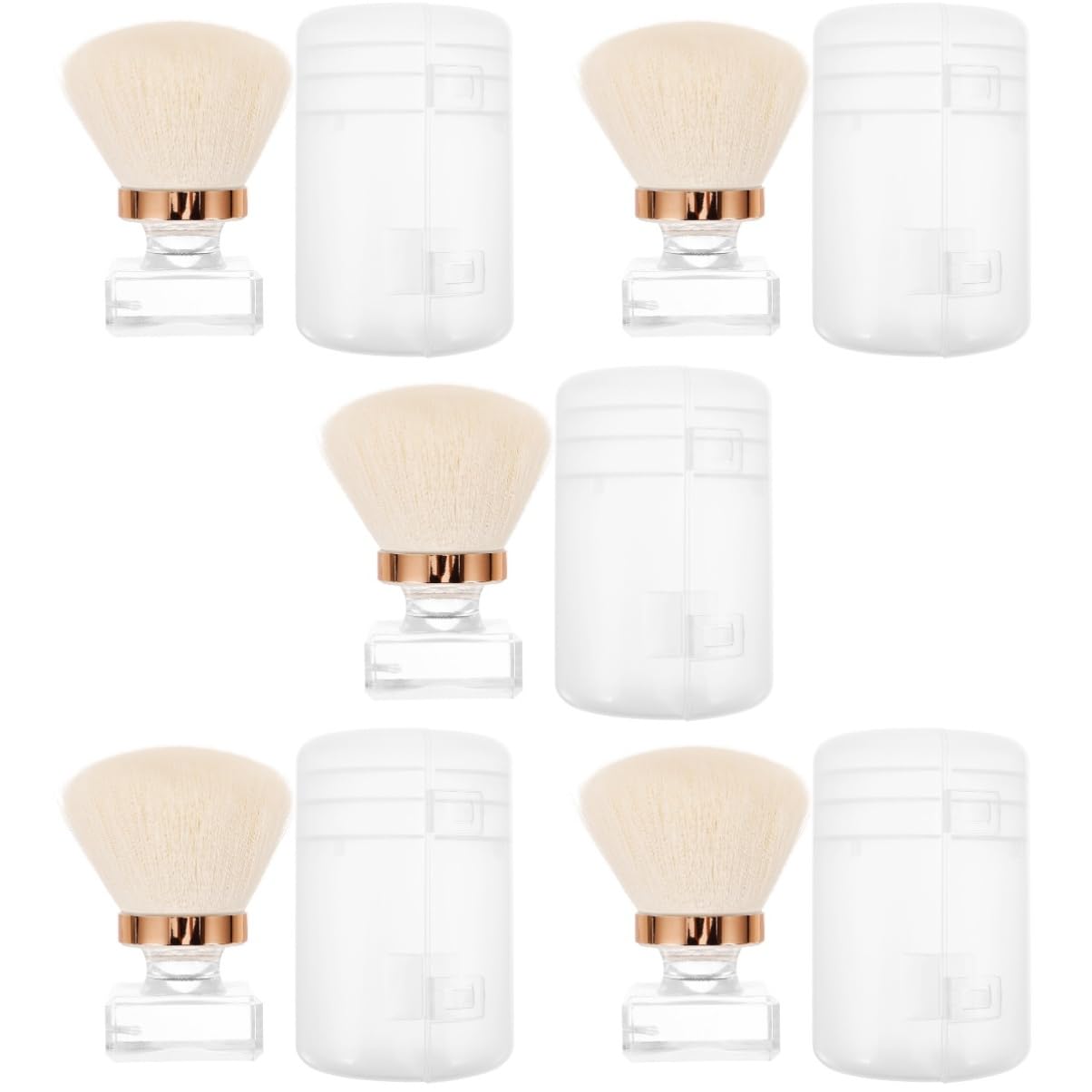 Beaupretty 5piezas Cepillo De Limpieza Para Uñas Mango Ergonómico y Cerdas Para Manicura y Pedicura Herramienta Portátil De Maquillaje y Cuidado Personal
