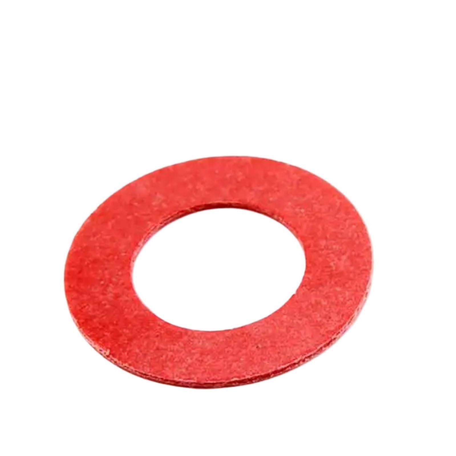 MIUYTRN 100 pezzi M2-M20 Guarnizione in carta materiale guarnizione in plastica Rondelle di carta in acciaio rosso di alta qualità Carta da barra cuicui(M10 x 14mm x 1mm)