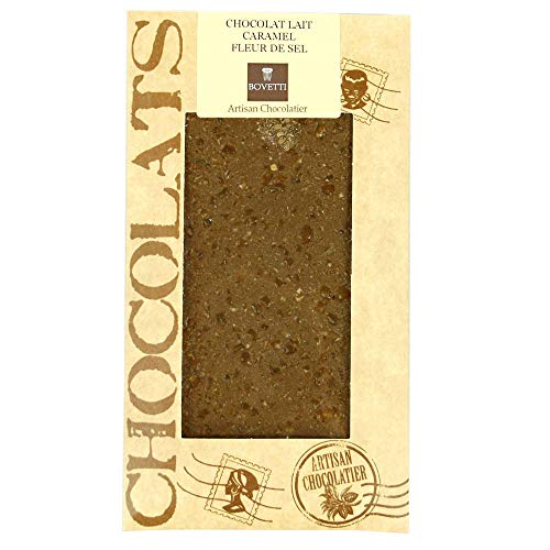 Tablette Chocolat au Lait Caramel Fleur de sel Pur Beurre de Cacao, 100g Cover