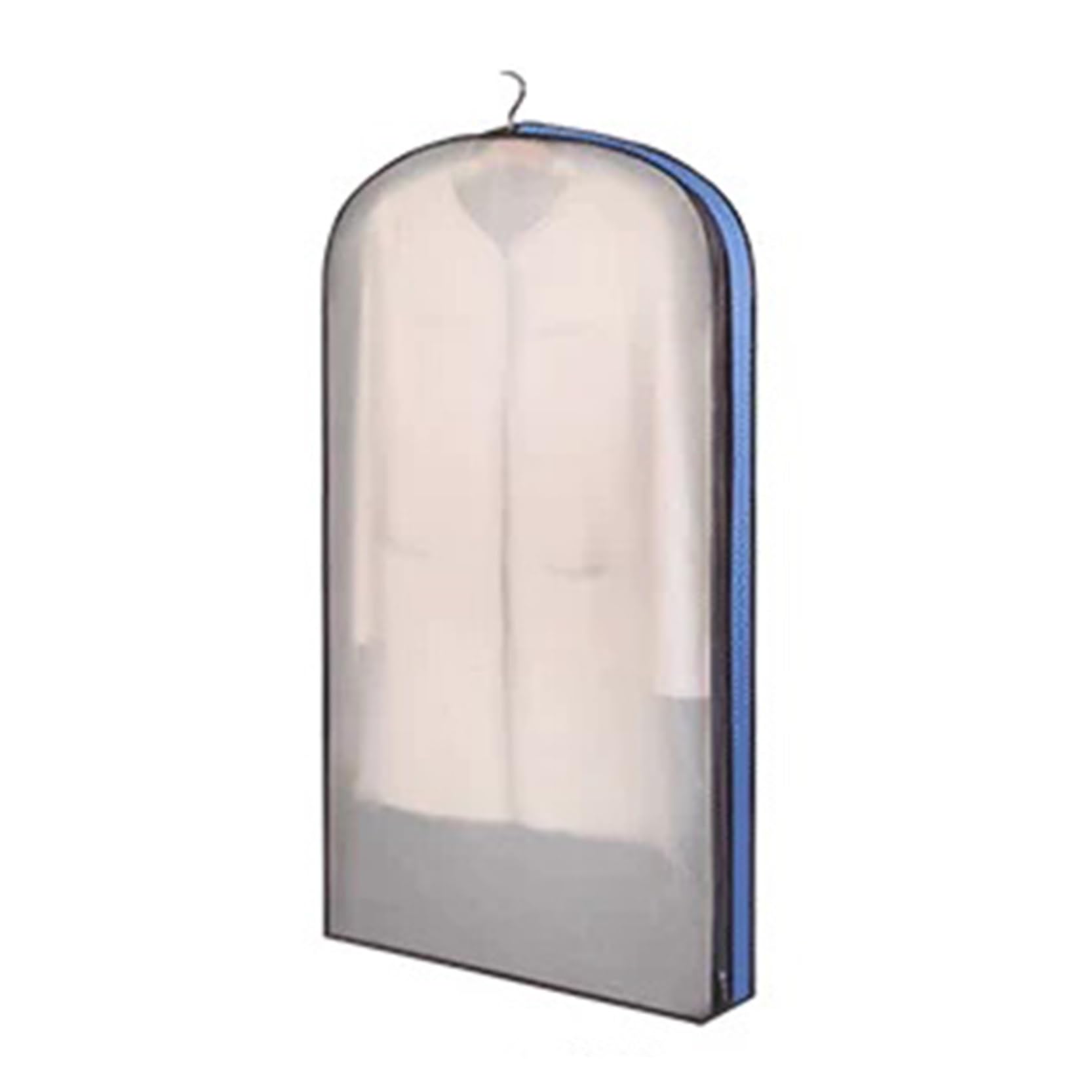 Wabmjgw Blue A 2 Pack Garment Bags For Hanging Clothes，Clothes Covers With Zip And 3.93 In Gussets,2 Styles Breathable/Enclosed Seal Washable Suit Cover Bag,Perfect For Suits, Coats(,60X130cm)
