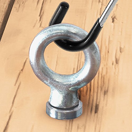 PROGRIP Deck Down 822980 Reusable Tie Down Anchor Bolts for Wood and Composite Deck, 3/8" (Pack of 2)