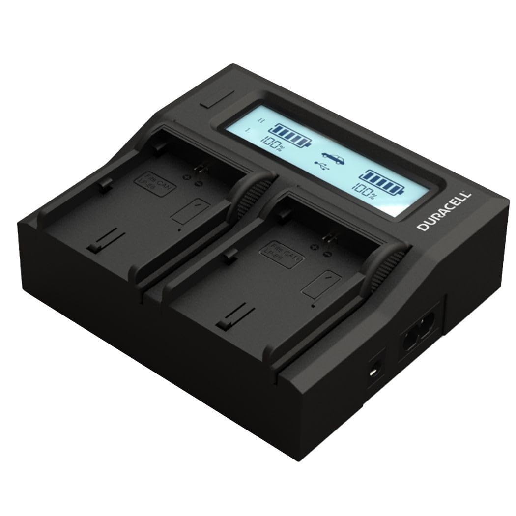 CARGADOR DUAL DURACELL PARA DR9943/LP-E6