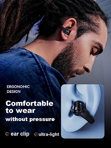 Cuffie Conduzione Ossea Bluetooth 5.3, indolore