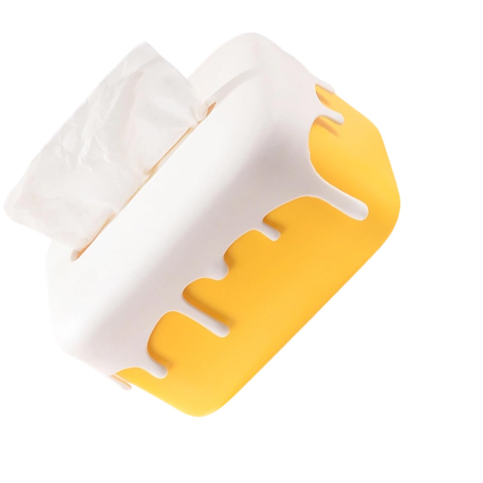 Multiple Color Tissue Storage Case with Ergonomic Paper Slot Deformation Frame and Component for Daily Use Sturdy Tissue Container