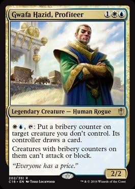 Magic The Gathering - Gwafa Hazid, Profiteer (202/351) - Commander 2016